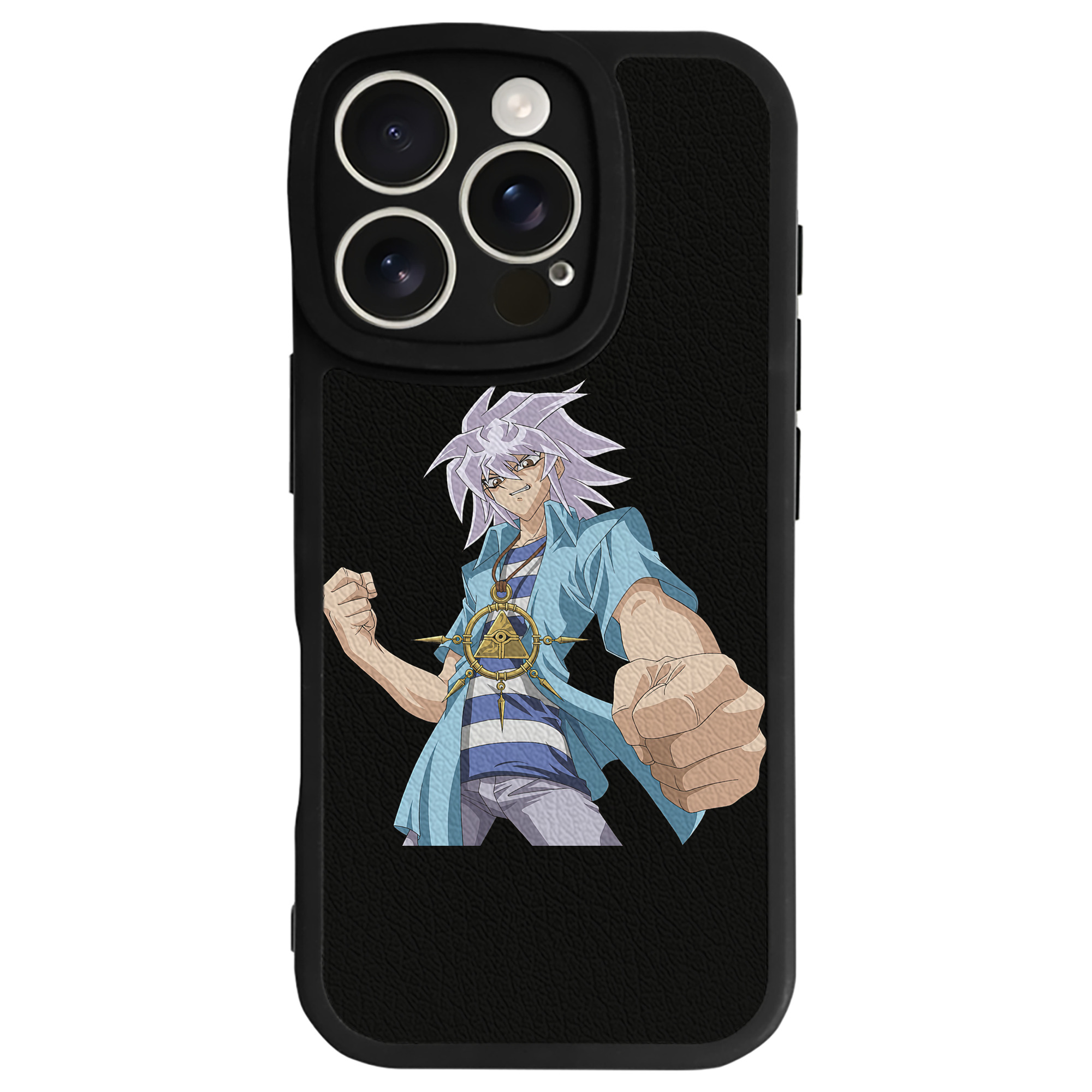 遊☆戯☆王 Yu-Gi-Oh! 【iPhone 16シリーズ対応】シリコンスマホケース（レザー調） 材質：シリコン